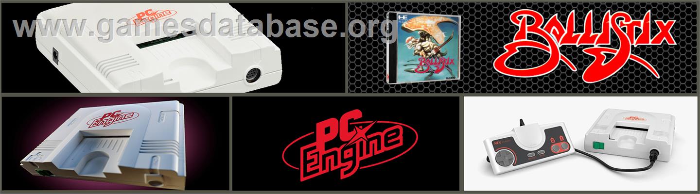 Ballistix - NEC PC Engine - Artwork - Marquee
