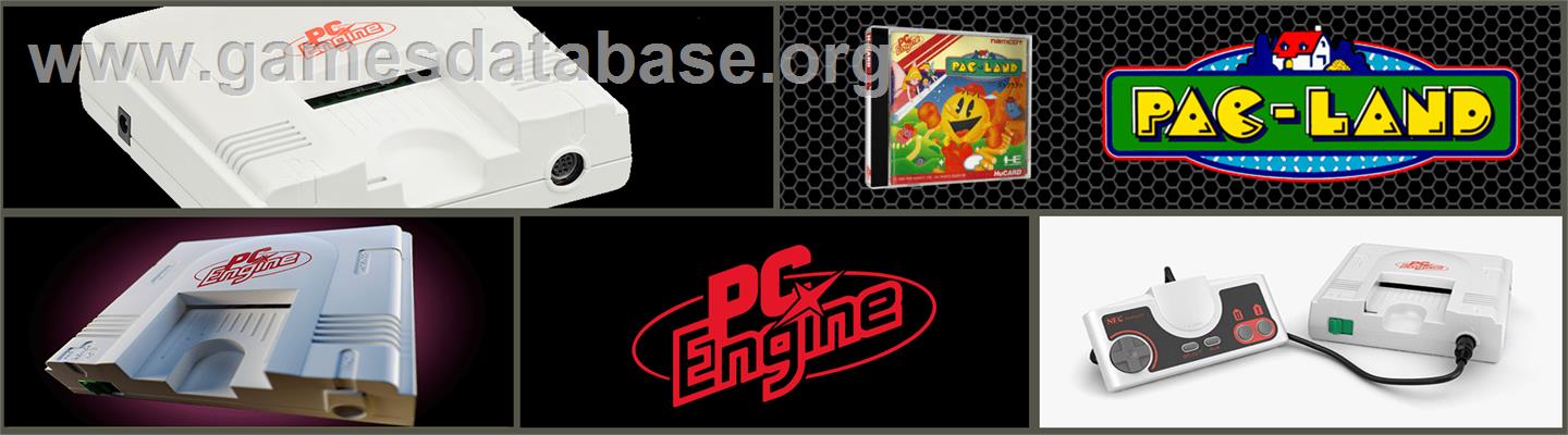Pac-Land - NEC PC Engine - Artwork - Marquee