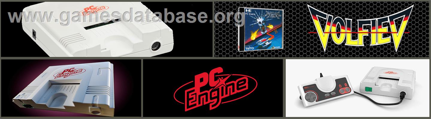Volfied - NEC PC Engine - Artwork - Marquee