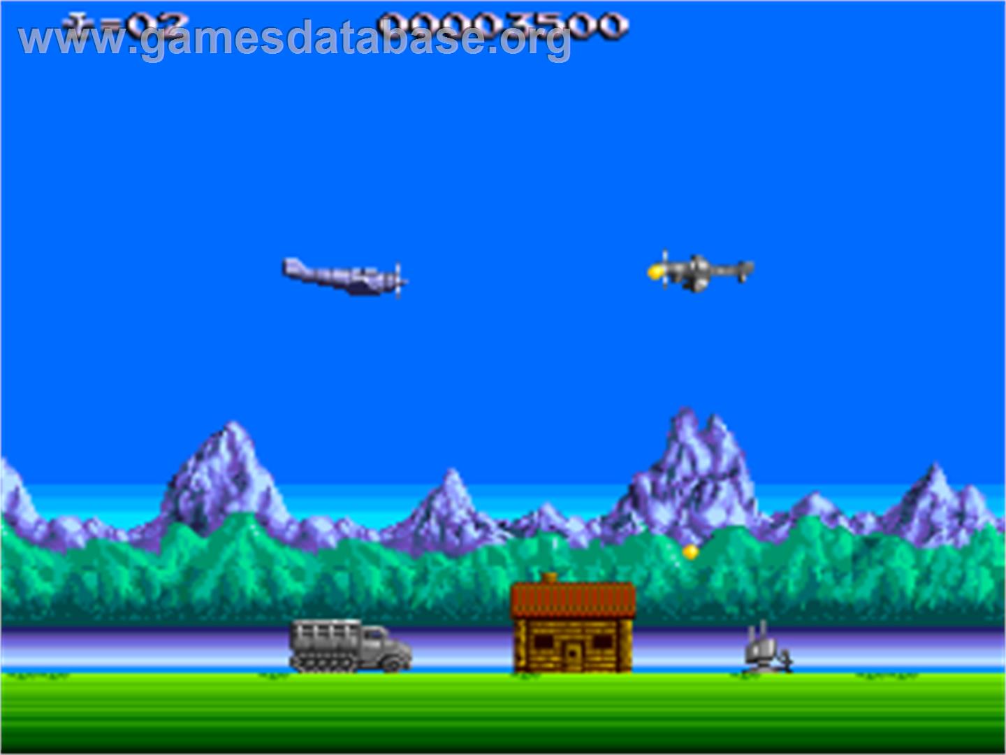 P-47 Thunderbolt: The Freedom Fighter - NEC PC Engine - Artwork - In Game