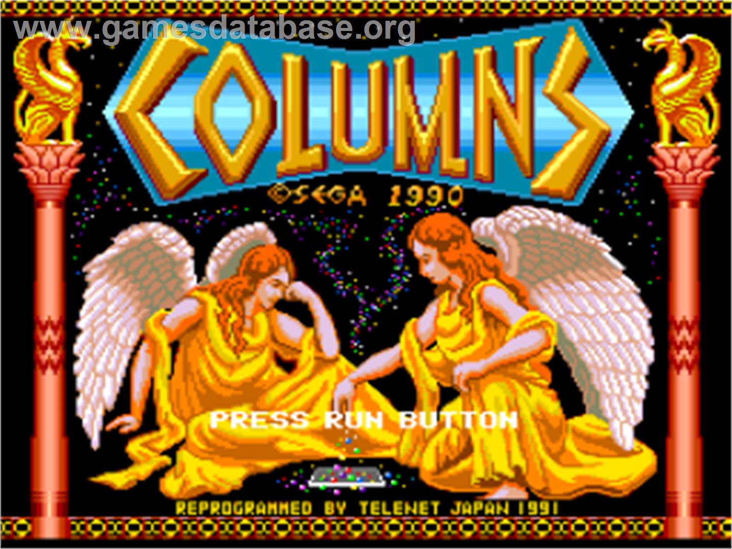 Columns - NEC PC Engine - Artwork - Title Screen