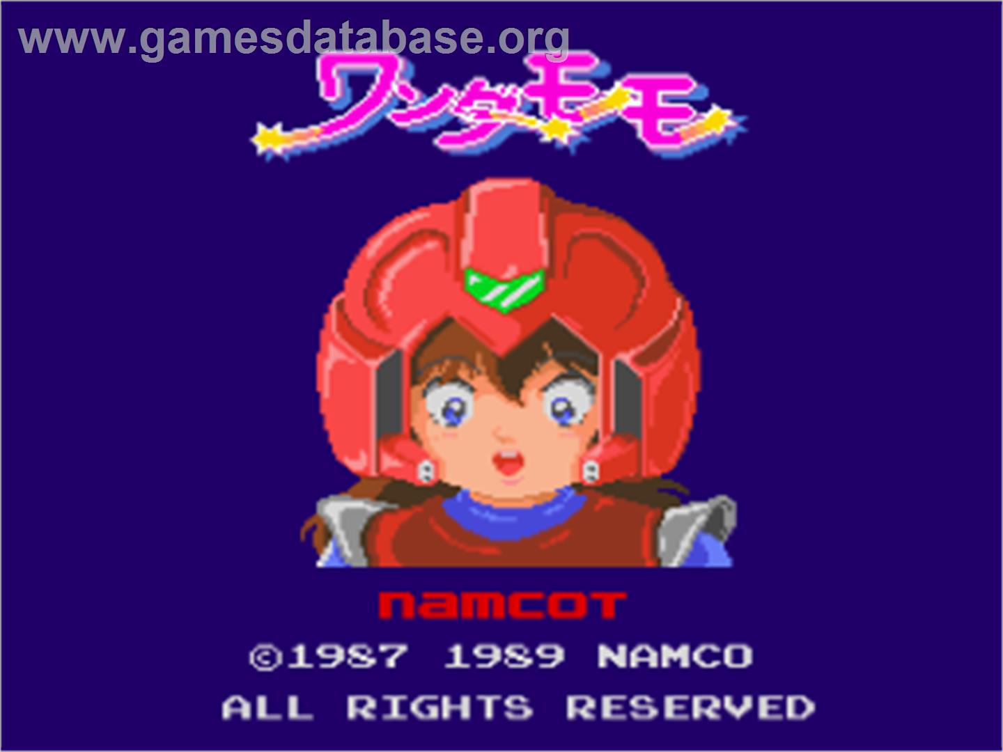 Wonder Momo - NEC PC Engine - Artwork - Title Screen