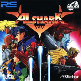 Box cover for Alshark on the NEC PC Engine CD.