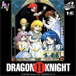 Box cover for Dragon Knight 2 on the NEC PC Engine CD.