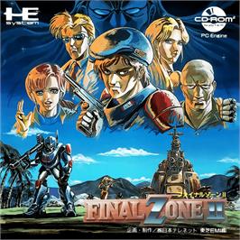 Box cover for Final Zone 2 on the NEC PC Engine CD.