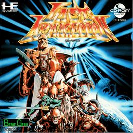 Box cover for Last Armageddon on the NEC PC Engine CD.