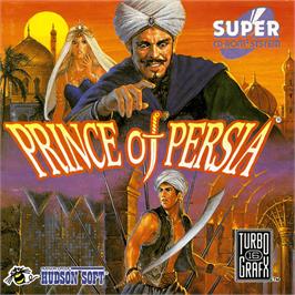 Box cover for Prince of Persia on the NEC PC Engine CD.