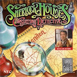 Box cover for Sherlock Holmes: Consulting Detective on the NEC PC Engine CD.