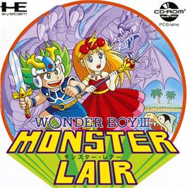 Box cover for Wonder Boy III - Monster Lair on the NEC PC Engine CD.