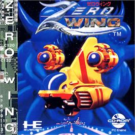 Box cover for Zero Wing on the NEC PC Engine CD.