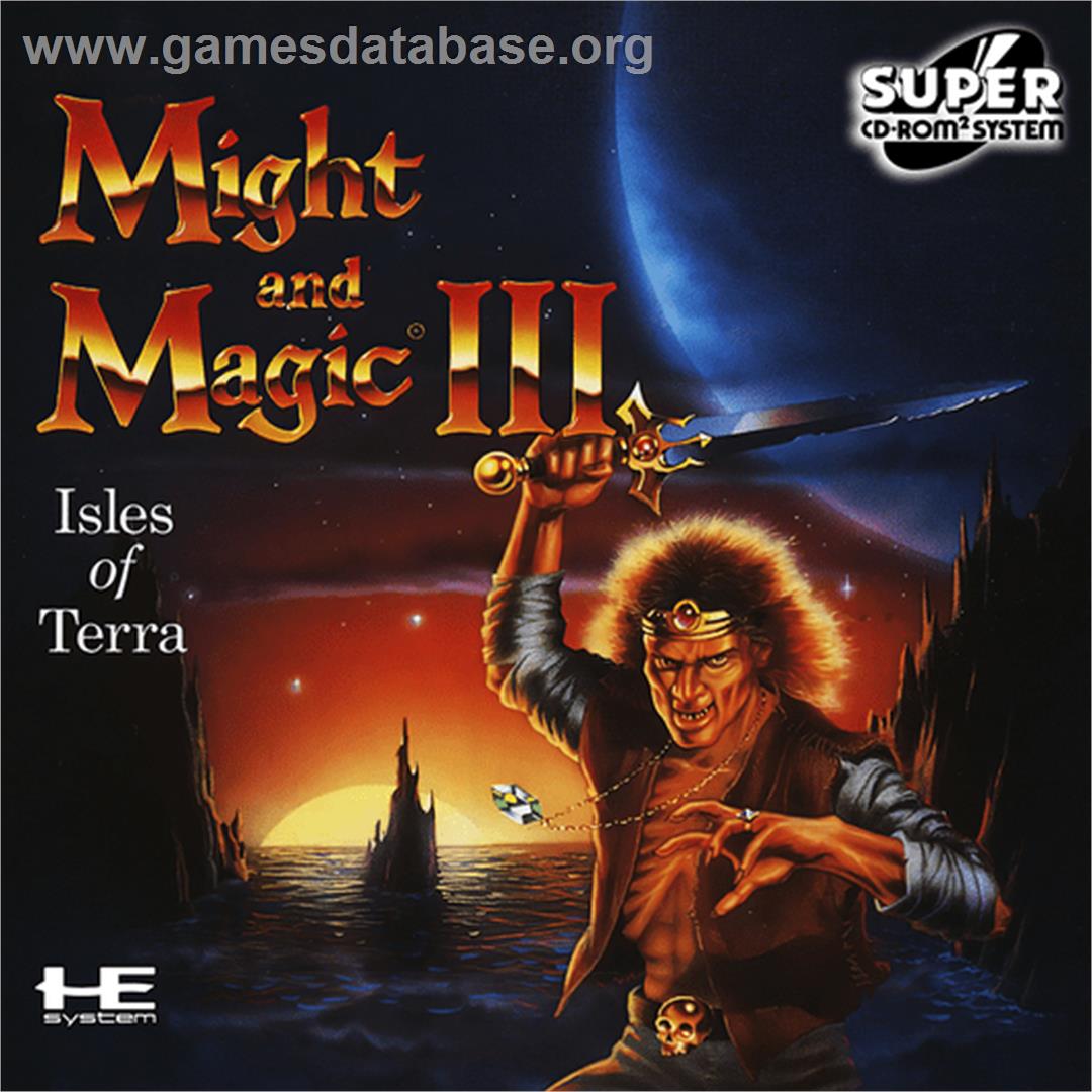 Might and Magic III: Isles of Terra - NEC PC Engine CD - Artwork - Box