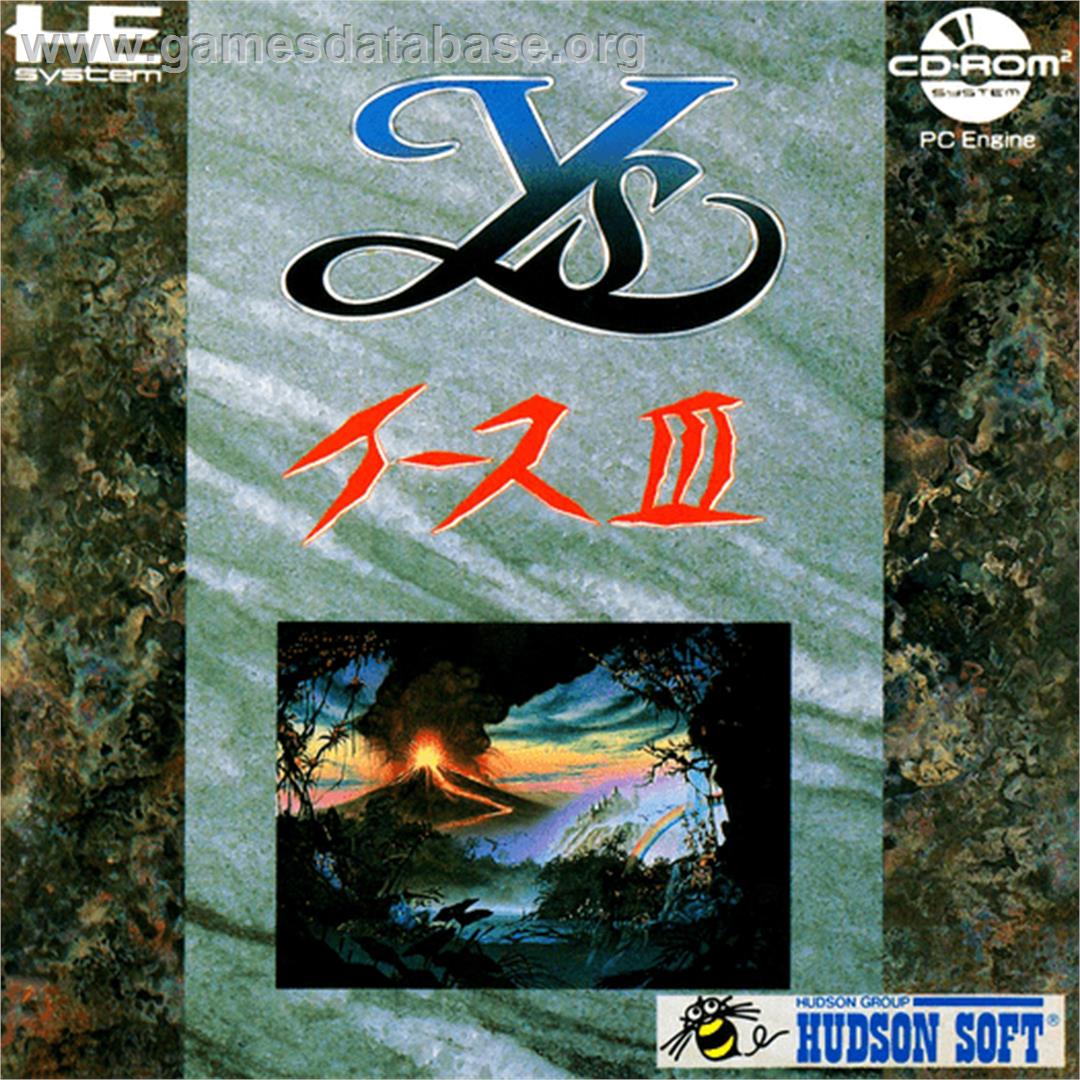 Ys III: Wanderers from Ys - NEC PC Engine CD - Artwork - Box