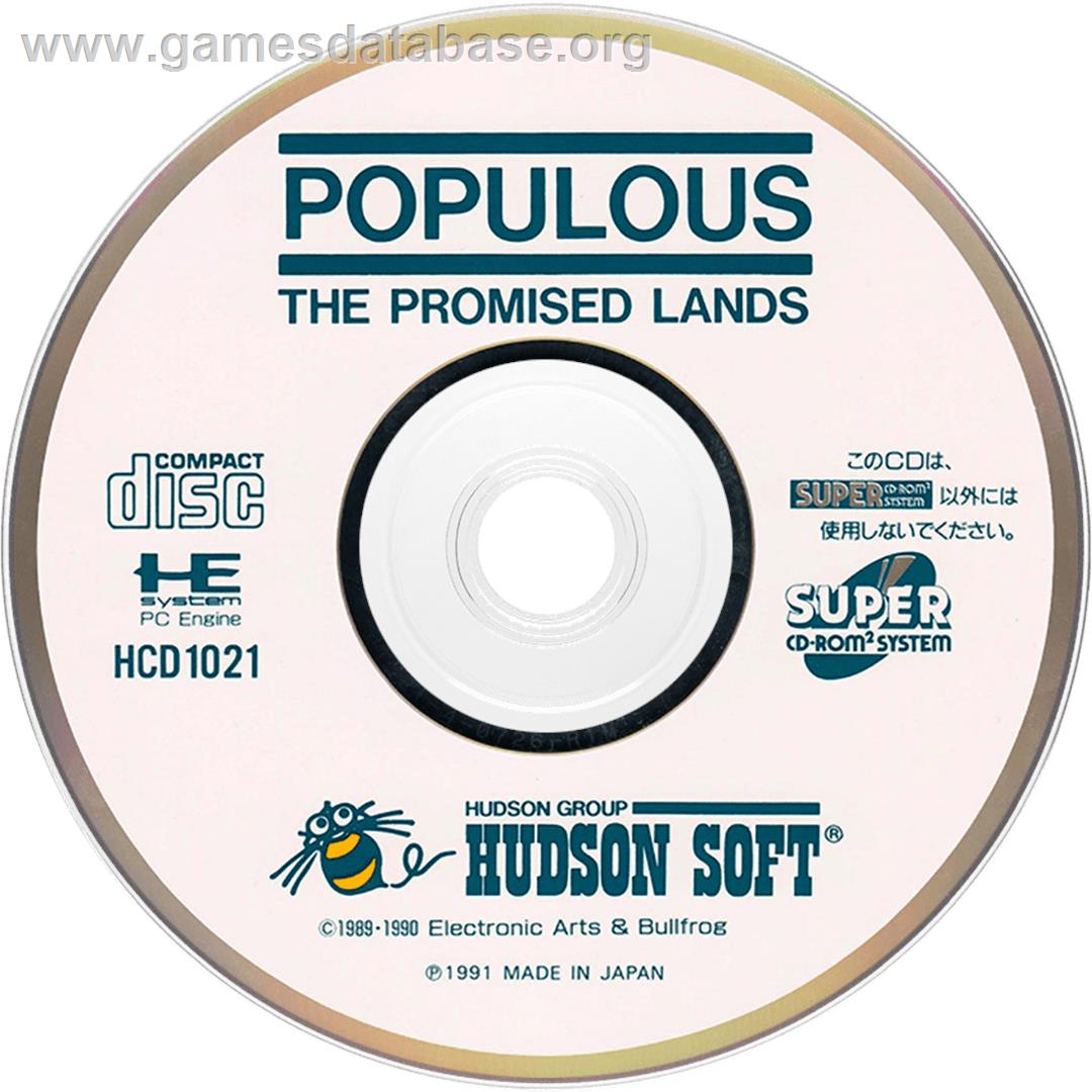 Populous: The Promised Lands - NEC PC Engine CD - Artwork - CD