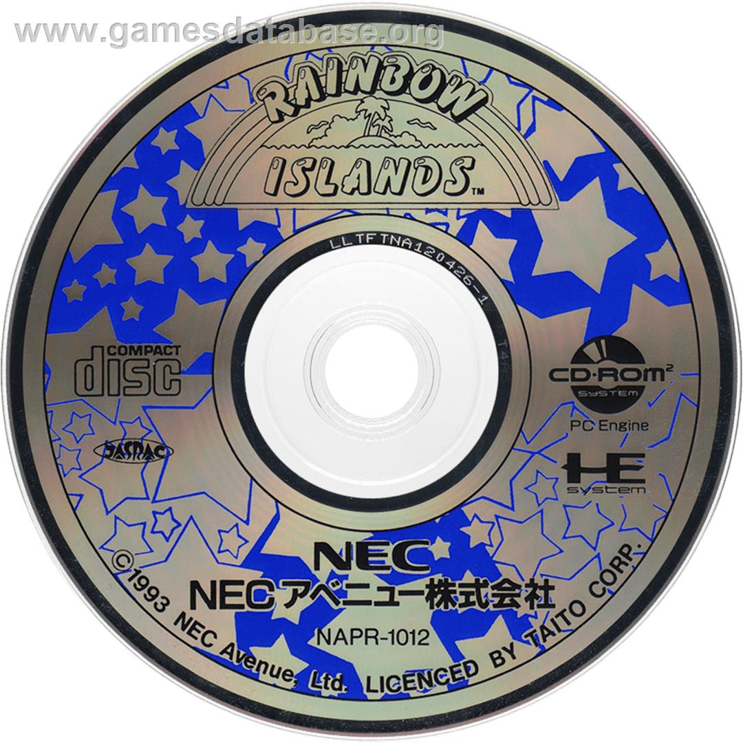 Rainbow Islands - NEC PC Engine CD - Artwork - CD