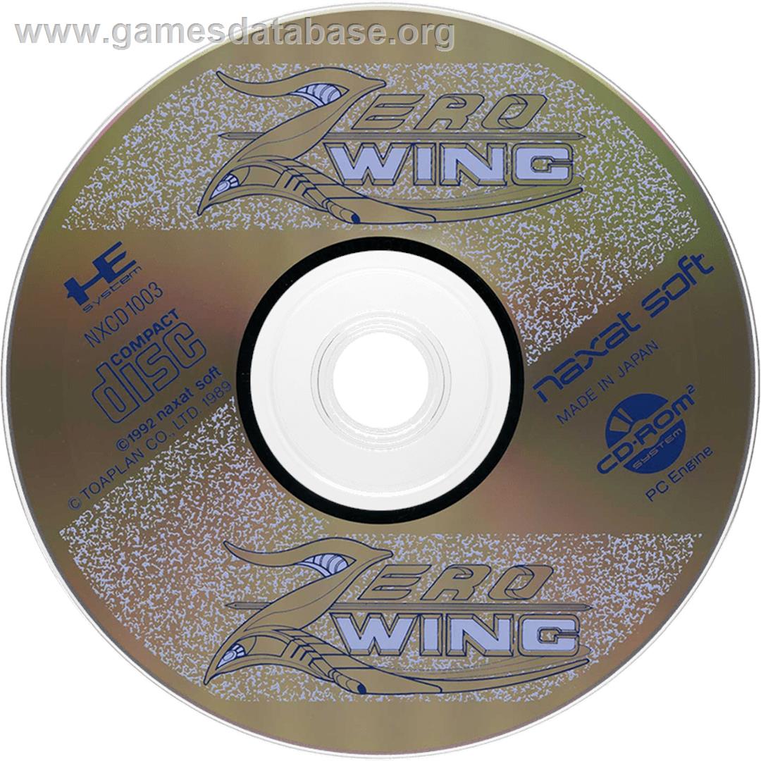 Zero Wing - NEC PC Engine CD - Artwork - CD