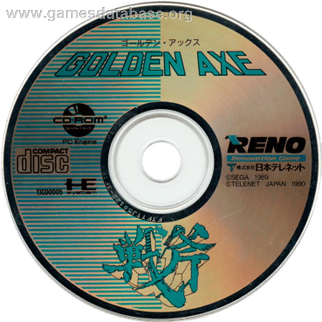 Golden Axe - NEC PC Engine CD - Artwork - Disc