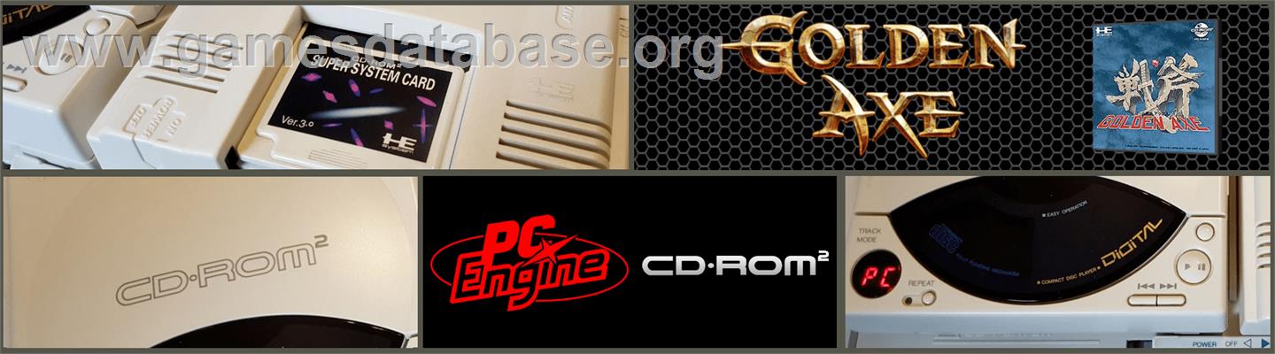 Golden Axe - NEC PC Engine CD - Artwork - Marquee