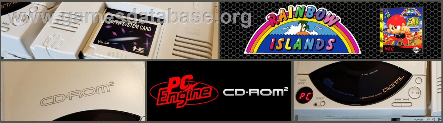 Rainbow Islands - NEC PC Engine CD - Artwork - Marquee