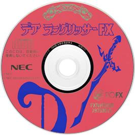 Artwork on the CD for Der Langrisser FX on the NEC PC-FX.
