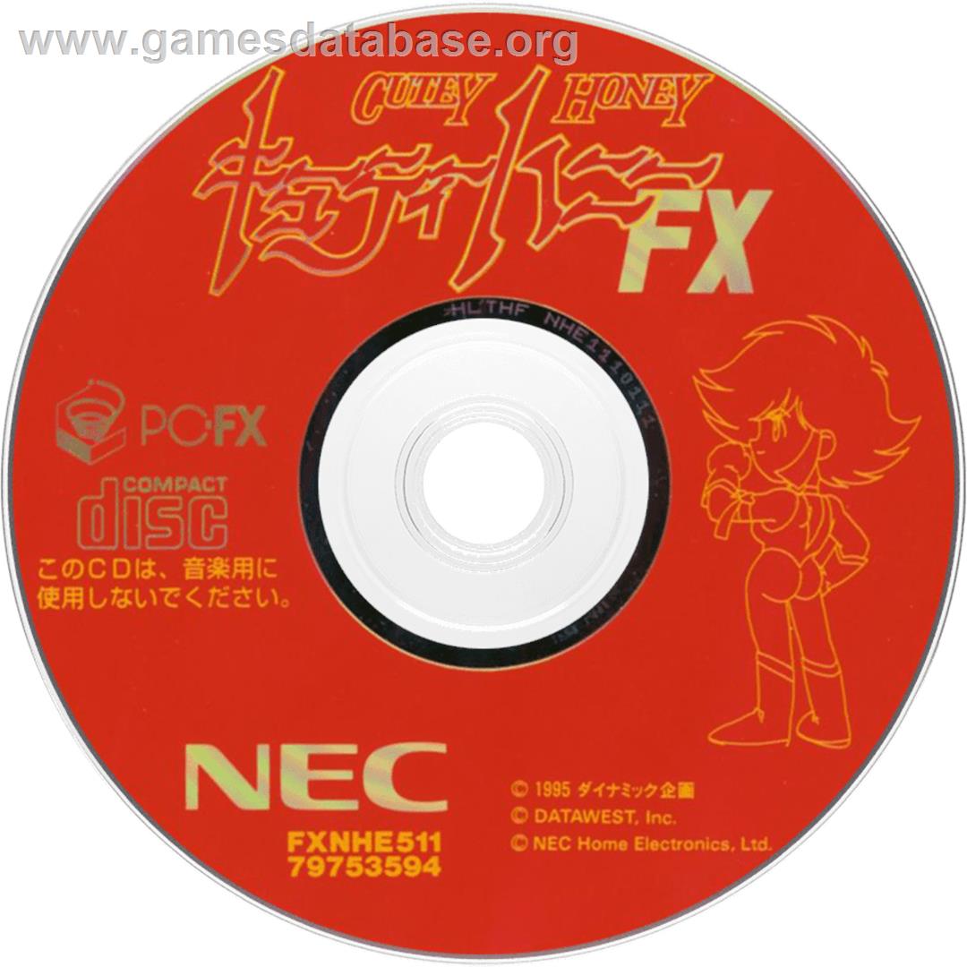 Cutey Honey - NEC PC-FX - Artwork - CD