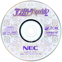 Artwork on the Disc for Angelique Special 2 on the NEC PC-FX.