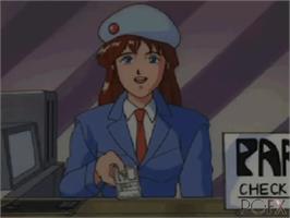 In game image of Cutey Honey on the NEC PC-FX.