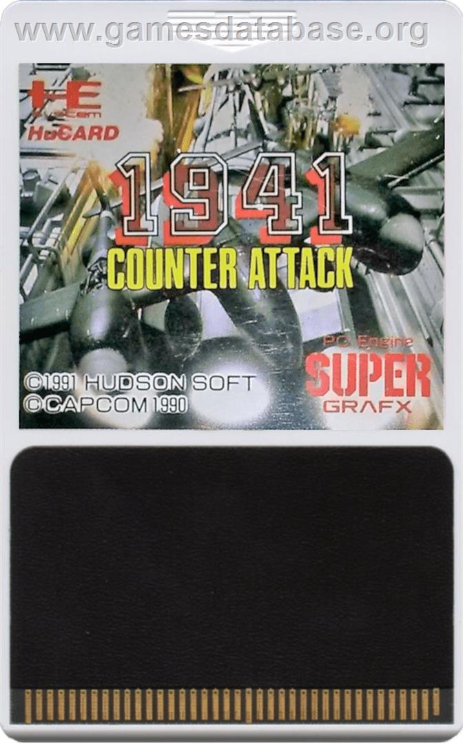 1941 - Counter Attack - NEC SuperGrafx - Artwork - Cartridge