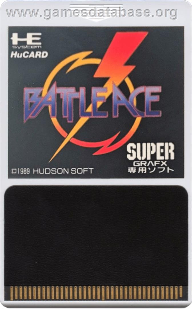 Battle Ace - NEC SuperGrafx - Artwork - Cartridge
