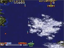 In game image of 1941 - Counter Attack on the NEC SuperGrafx.