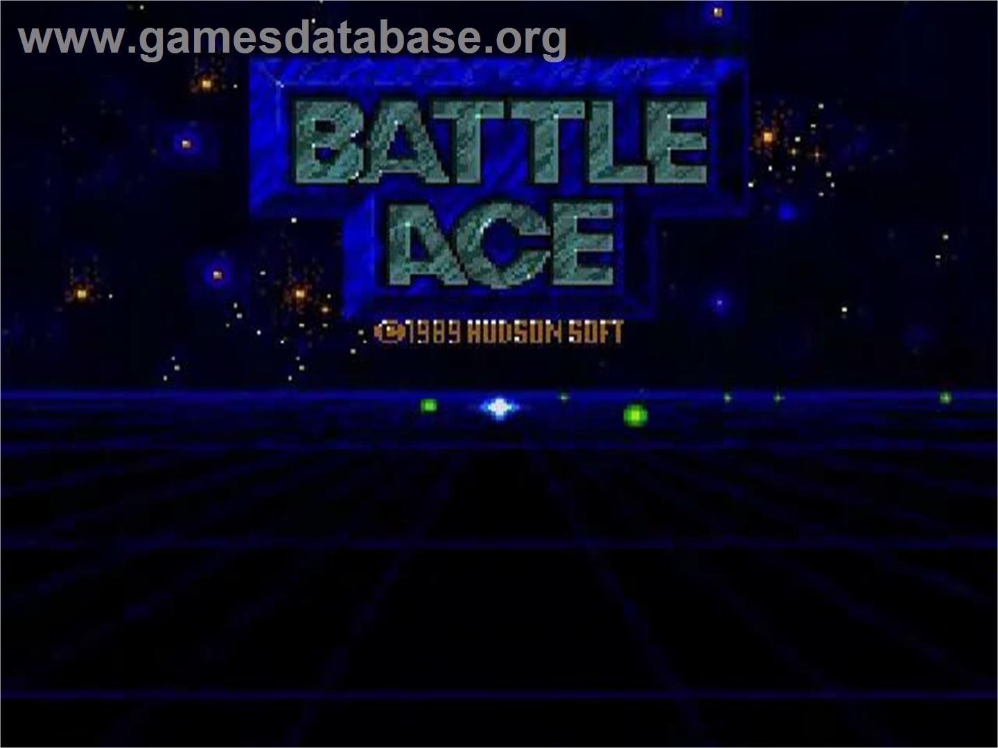 Battle Ace - NEC SuperGrafx - Artwork - Title Screen