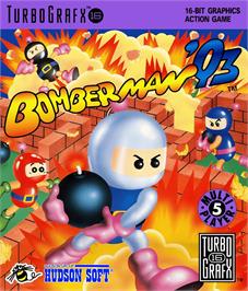 Box cover for Bomberman '93 on the NEC TurboGrafx-16.
