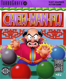 Box cover for Chew Man Fu on the NEC TurboGrafx-16.