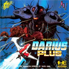 Box cover for Darius Plus on the NEC TurboGrafx-16.