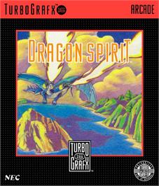 Box cover for Dragon Spirit on the NEC TurboGrafx-16.