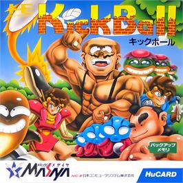 Box cover for Kickball on the NEC TurboGrafx-16.