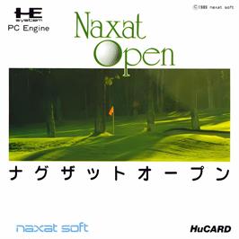 Box cover for Naxat Open on the NEC TurboGrafx-16.