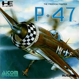 Box cover for P-47 - The Freedom Fighter on the NEC TurboGrafx-16.