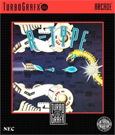 Box cover for R-type on the NEC TurboGrafx-16.