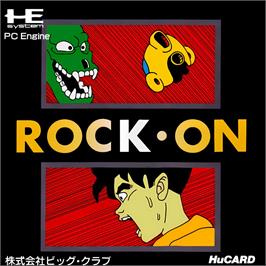 Box cover for Rock-on on the NEC TurboGrafx-16.