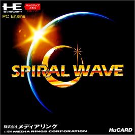 Box cover for Spiral Wave on the NEC TurboGrafx-16.