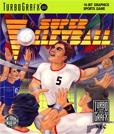 Box cover for Super Volleyball on the NEC TurboGrafx-16.