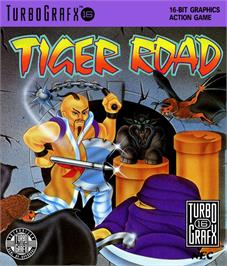 Box cover for Tiger Road on the NEC TurboGrafx-16.