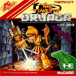 Box cover for Tower Of Druaga, The on the NEC TurboGrafx-16.