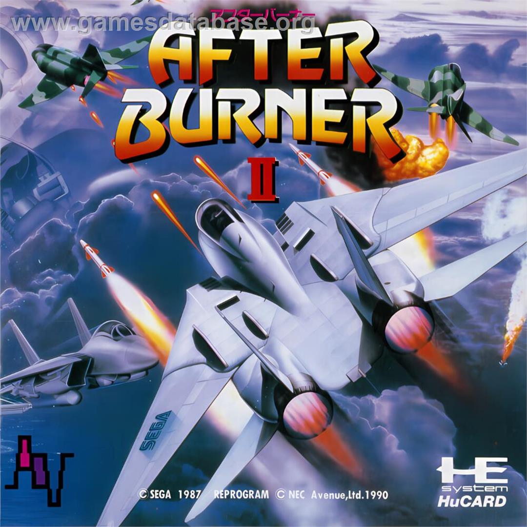 After Burner 2 - NEC TurboGrafx-16 - Artwork - Box