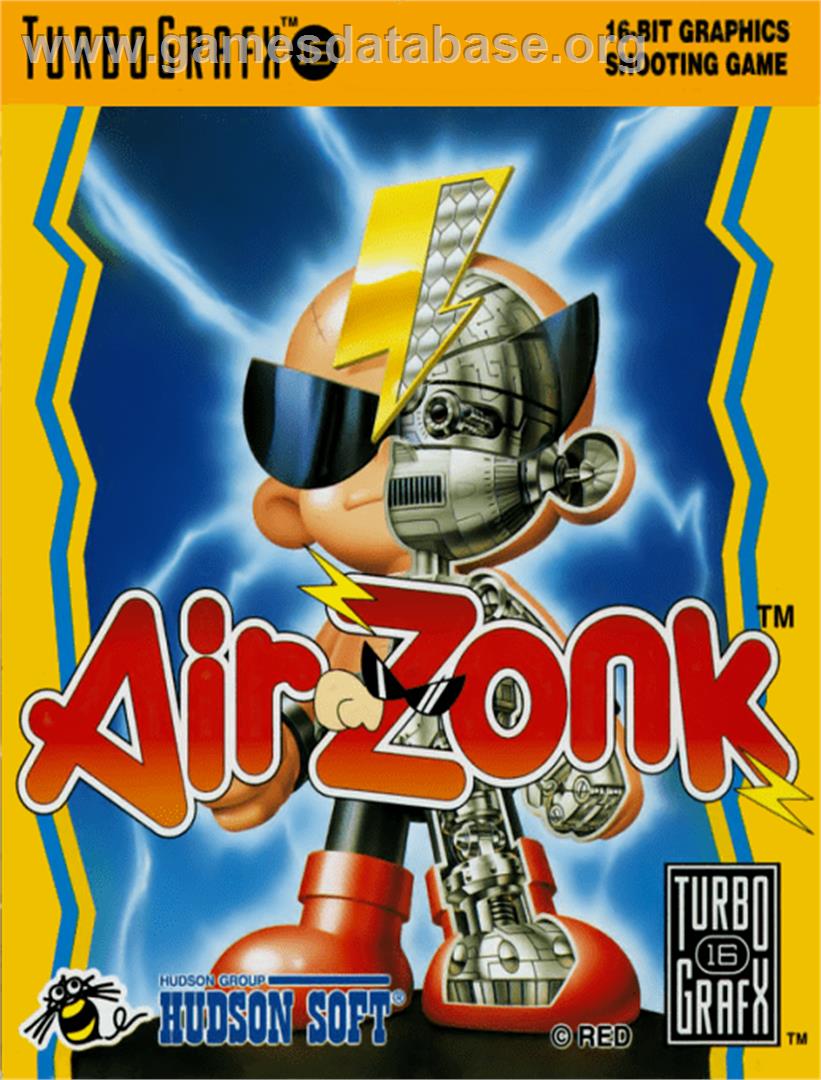 Air Zonk - NEC TurboGrafx-16 - Artwork - Box