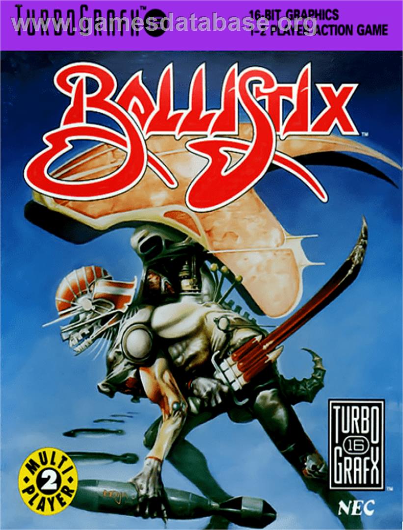 Ballistix - NEC TurboGrafx-16 - Artwork - Box