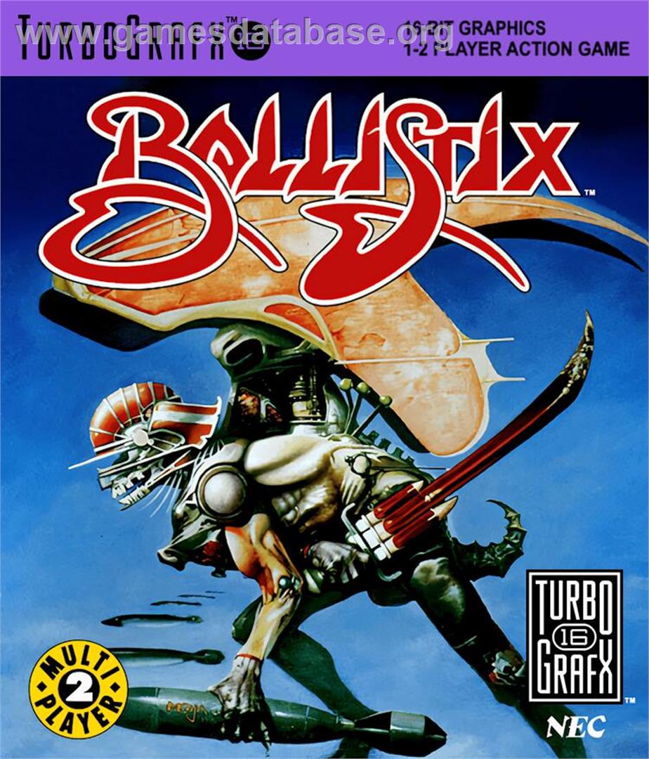 Ballistix - NEC TurboGrafx-16 - Artwork - Box