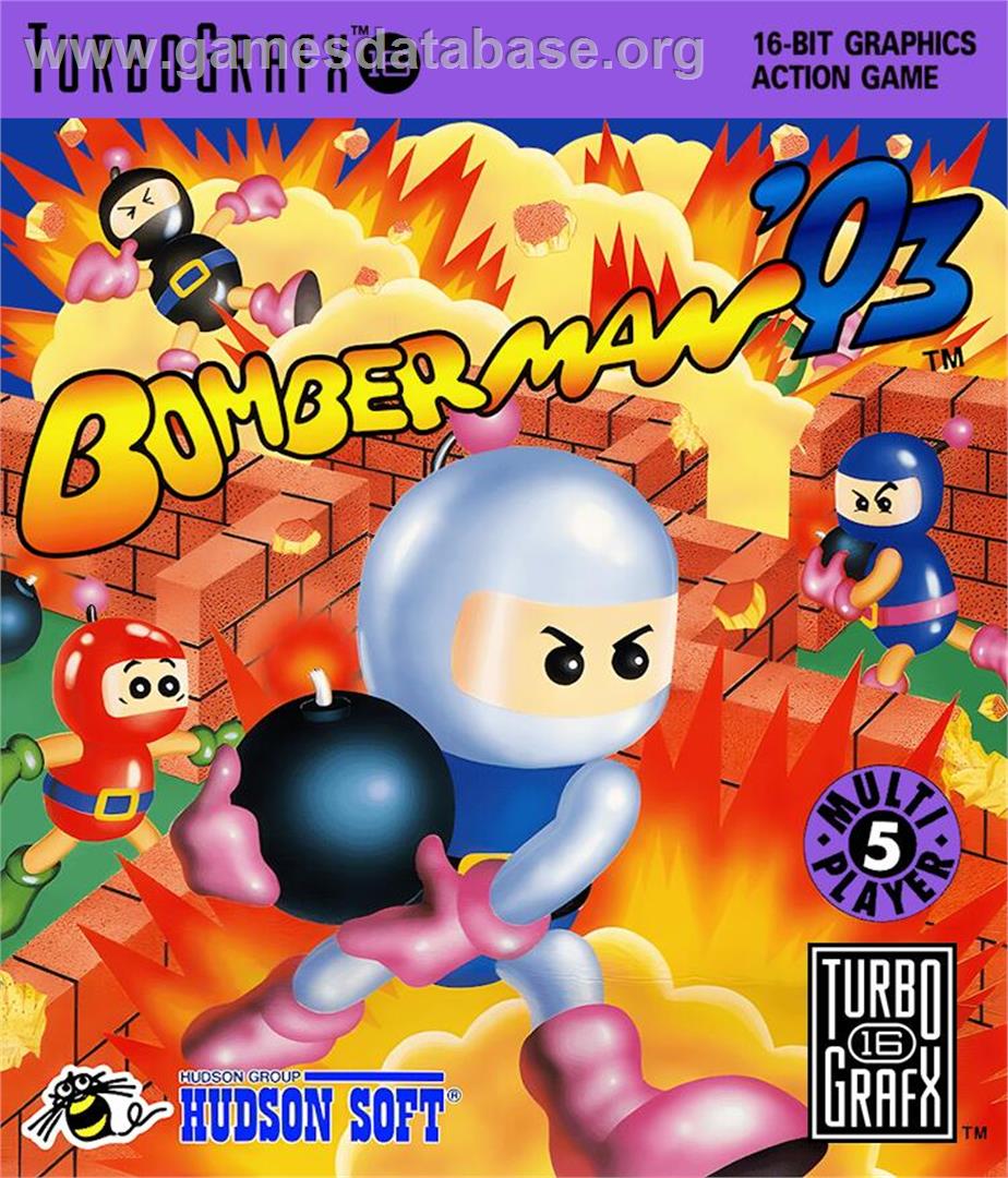 Bomberman '93 - NEC TurboGrafx-16 - Artwork - Box