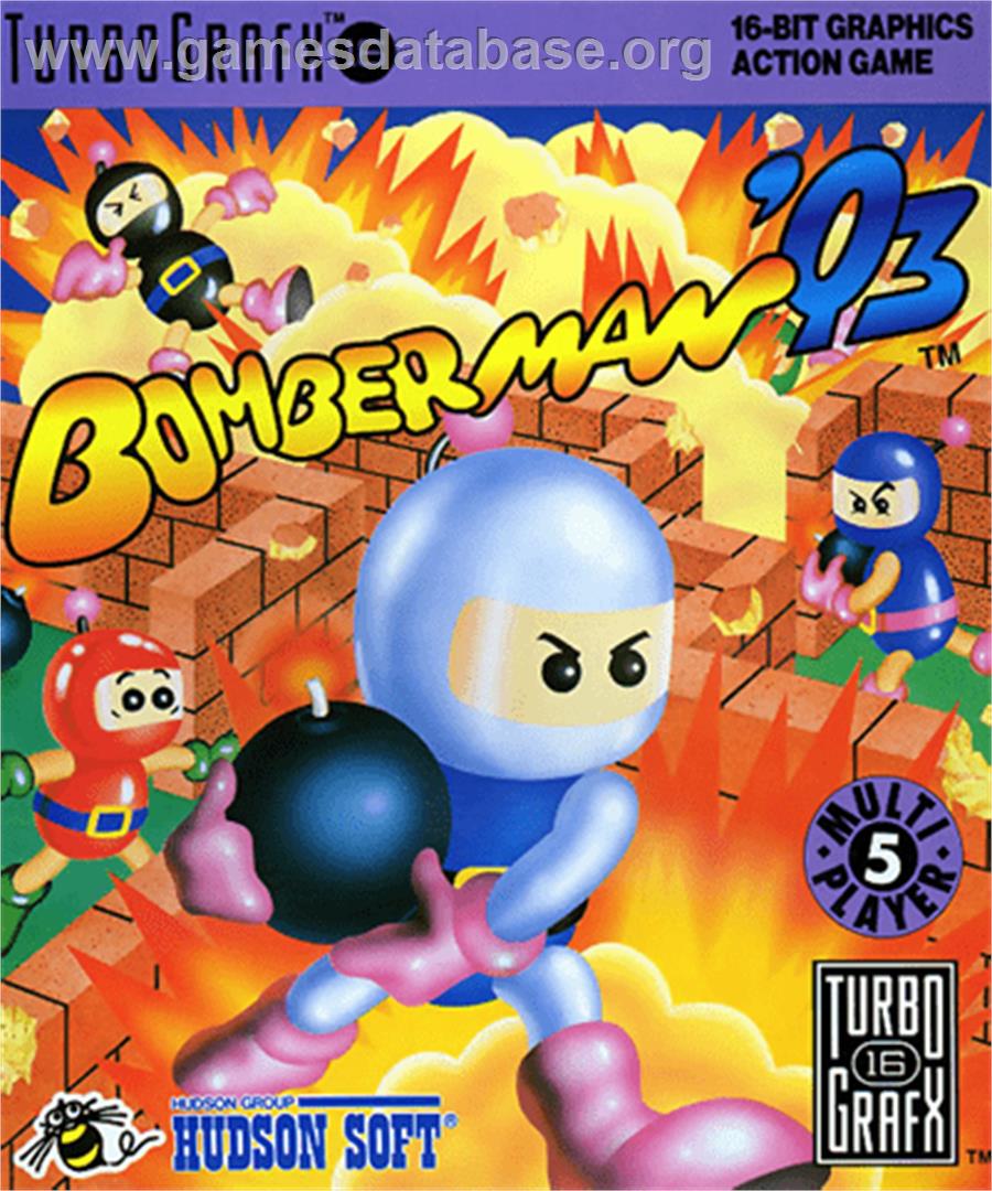 Bomberman '93 - NEC TurboGrafx-16 - Artwork - Box