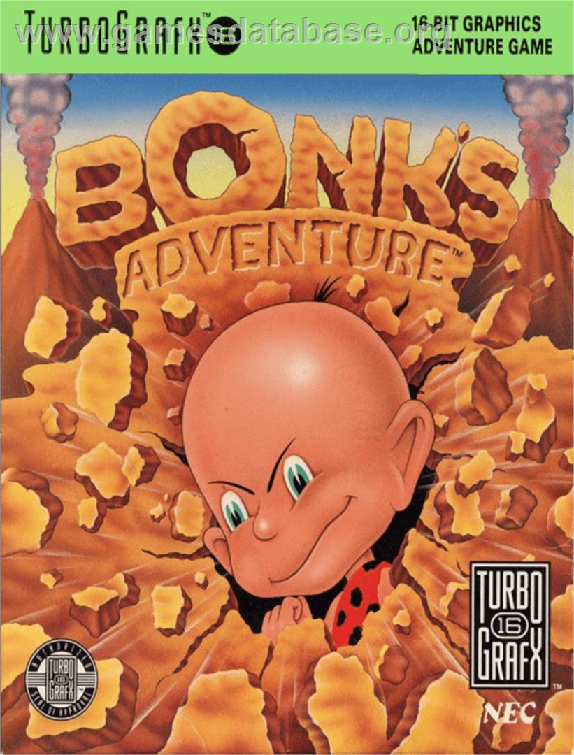 Bonk's Adventure - NEC TurboGrafx-16 - Artwork - Box